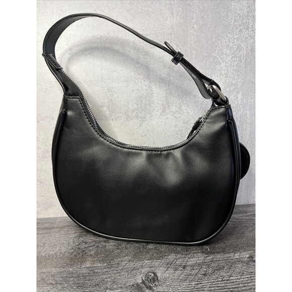 French Connection Sabrina Shoulder Bag With Accessory Pouch Black - Picture 4 of 8